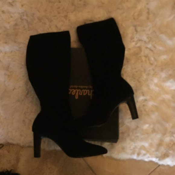 Charles David stretch sock style  boots size 12 New - Picture 1 of 5
